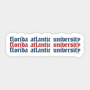 fau gothic Sticker